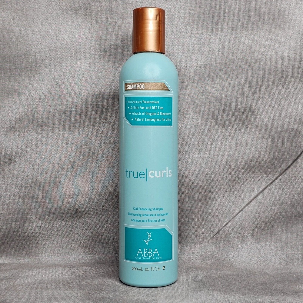 ABBA True Curls Shampoo w/Oregano, Rosemary, Lemongrass 10.1oz NEW